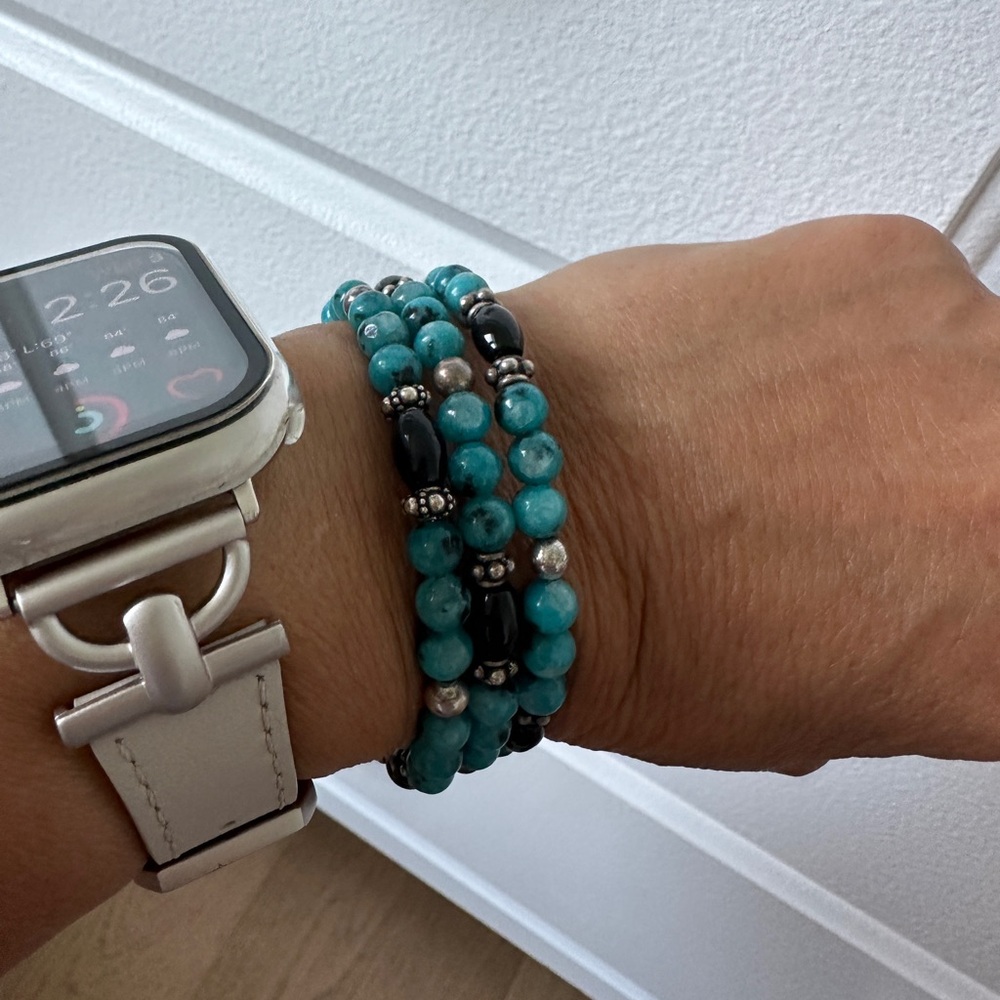 **2 FOR $20** Gemstone Wrap Bracelet